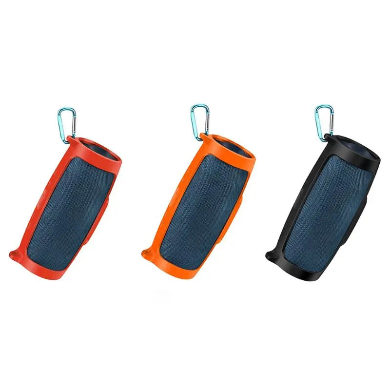Силиконовый чехол с карабин ремешком для JBL Charge 4 портативная беспроводная bluetooth