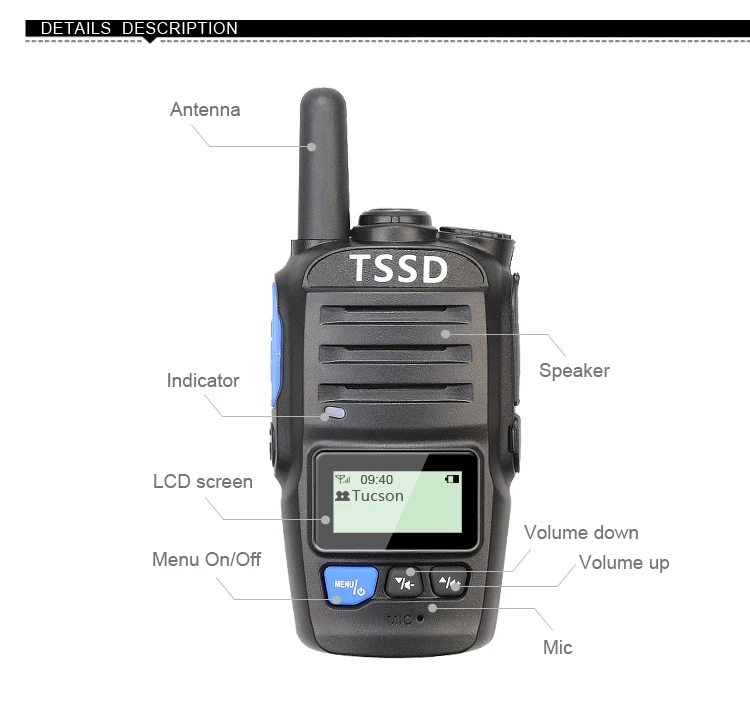 Новое поступление GSM/3g sim-карты, смарт-PTT WCDMA Портативный Walkie Talkie TS-W680