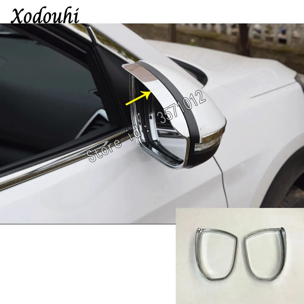 For Hyundai Tucson 2019 2020 car eyebrow rear rearview Side glass