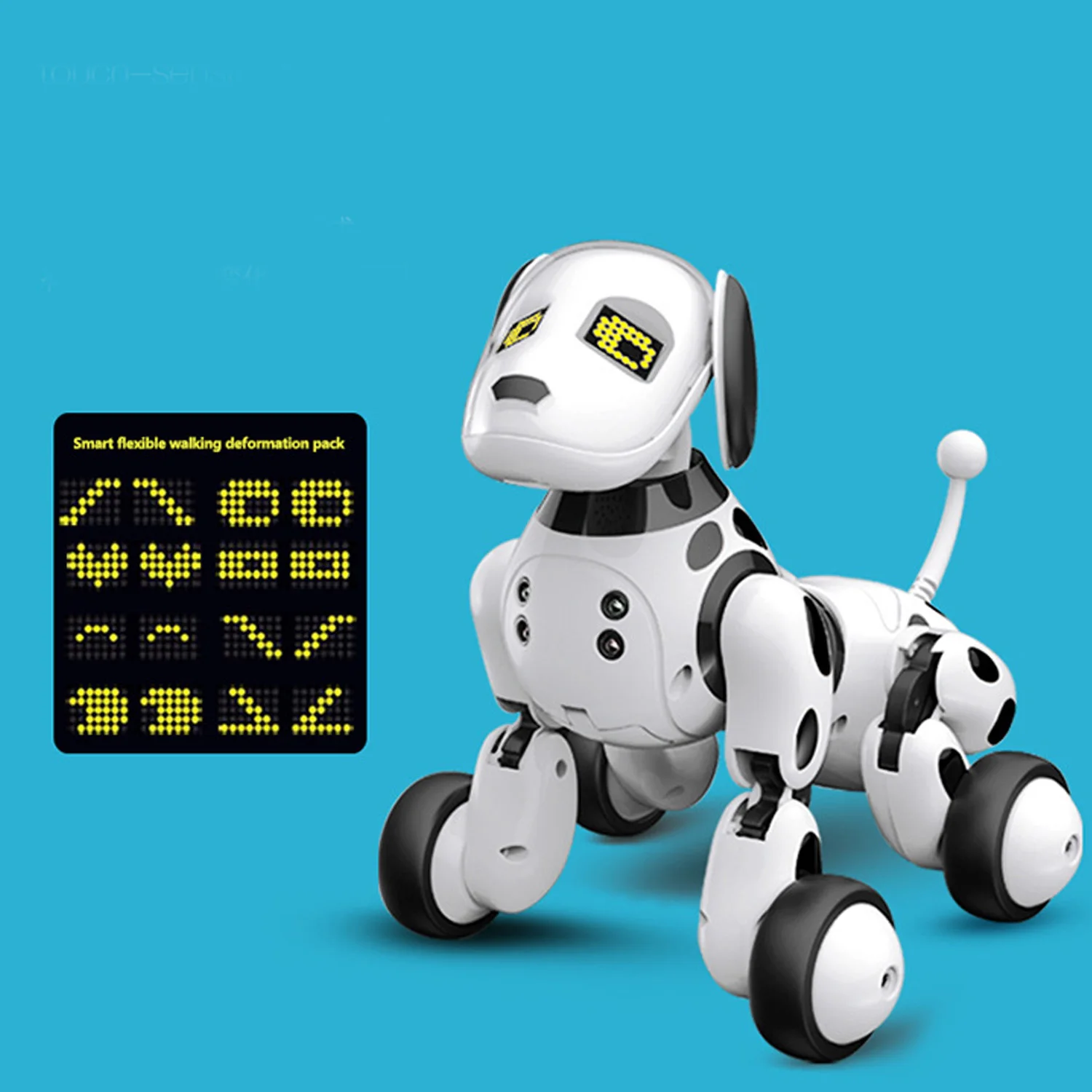 Remoto sem Fio Brinquedo do Animal Cão de Controle Crianças Bonito Robô Inteligente Interativo Filhote Cachorro rc Falando Cão Eletrônico Digital Estimação 11 remoto sem fio interativo robô filhote cachorro