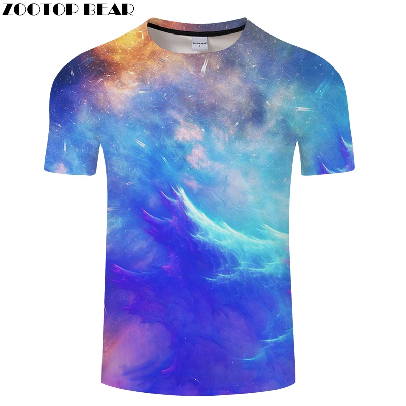 Galaxy3DtshirtMentshirtSummerTeesCasualTShirtShortSleeve