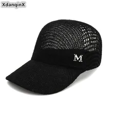 XdanqinX для взрослых леди сетка дышащая бейсбольная кепка летний солнцезащитный тренд женские кепки с козырьками элегантная вентиляционная женская шапка