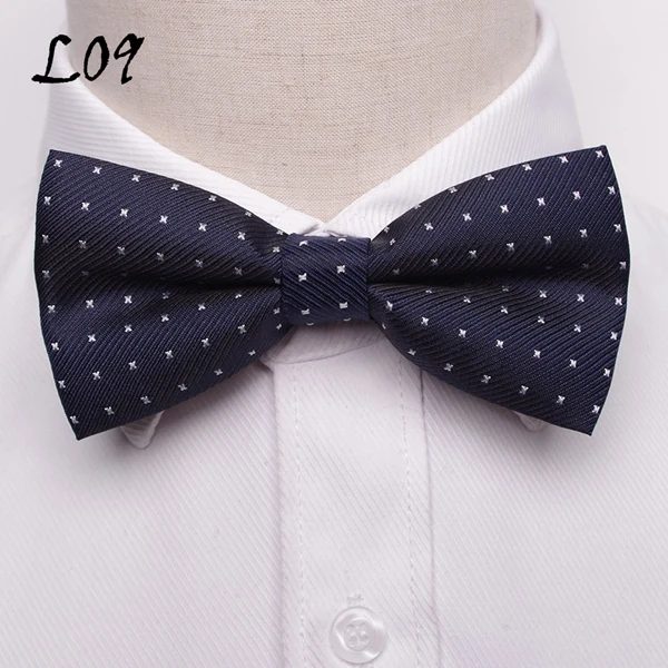 Галстук-бабочка для мужчин, Официальный галстук для мальчиков, мужской модный деловой Свадебный галстук-бабочка, мужская рубашка, krawatte legame, подарок - Цвет: L09