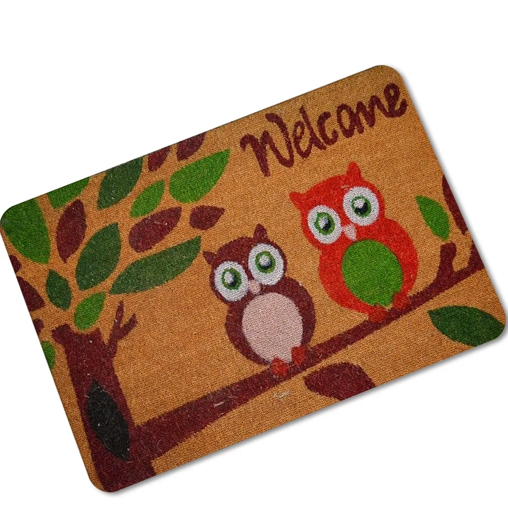

Retro Mat Decorative Door Mat Entrance Doormat Bird animals Printed Anti-Slip Kitchen Floor Mat Bathroom Carpet Area Rug