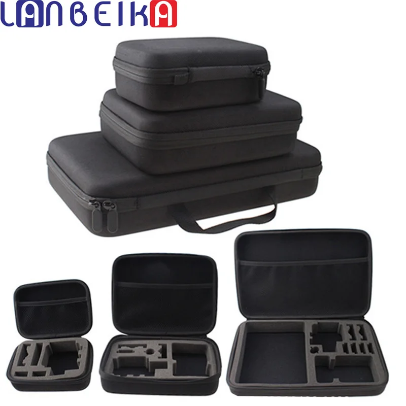 LANBEIKA L M S Sizes Promotion Travel Storage Box Collection Bag Case For Gopro Hero 6