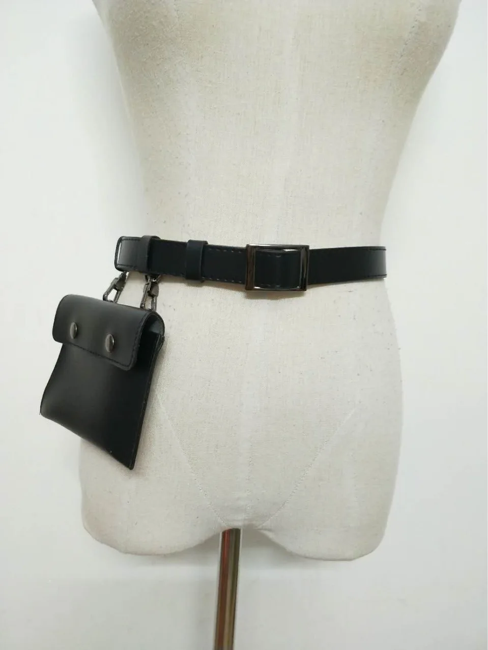VOHIO New 2018 PU Leather Woman Transparent Belt Multiple Colour Bag Female Delts Sweets Clothing Condole belt wallet waist | Аксессуары