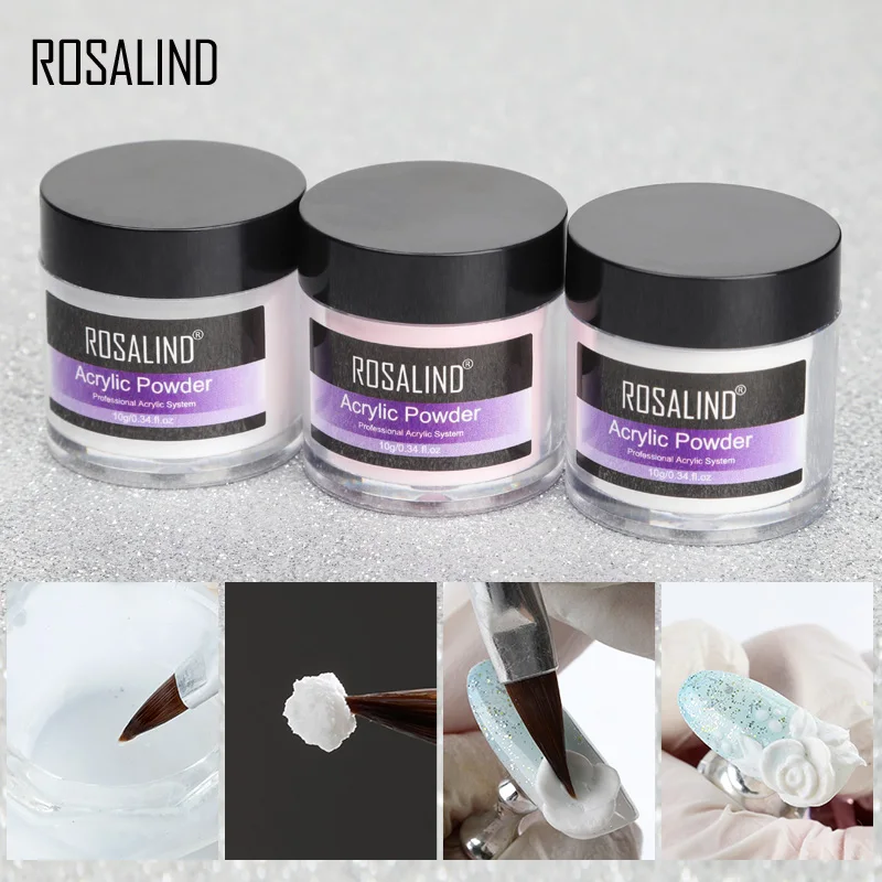 Best place to buy Chance of  ROSALIND Acrylic Powder Crystal Poly Gel For Nail Polish Art Decorations Manicure Set Kit Professio