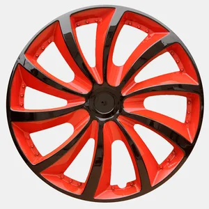 OHANEE Hubcap 14 Inch Universal Car Iron Wheel Caps Universal Fit Hub Cap Auto Refit Accessories (4 Pcs)