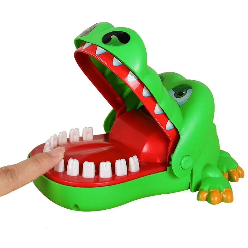

New Crocodile Mouth Dentist Big mouth Crocodile Biting finger Game Funny Gift Stress Relief Gags Novelty Toys For Kids Gift