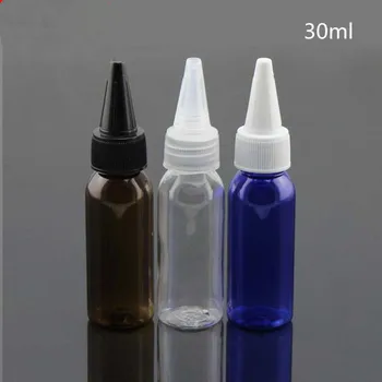 

50pcs/30ml empty plastic bottles PET with cover , Food material plastic containers for jam , cosmetics packaging