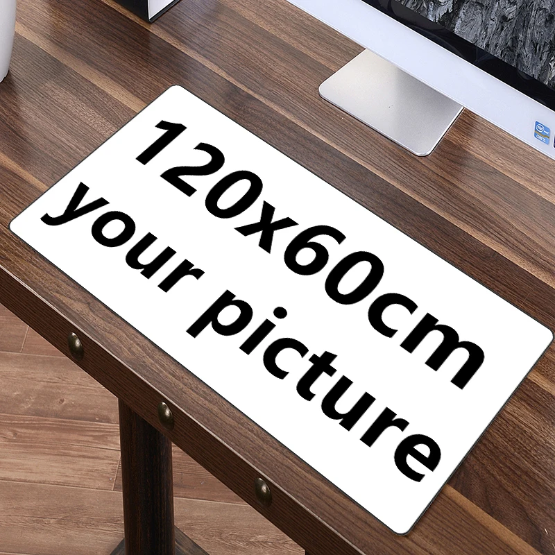 Pаспродажа FFFAS 120x60 см 100x50 см большой игровой коврик для мыши под заказ DIY большой Настольный коврик подушка клавиатура Коврик для мыши настраиваемая ск...