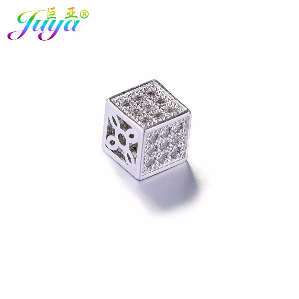 DIY металлические бусины поставки микро проложить Циркон AAA кубический цирконий