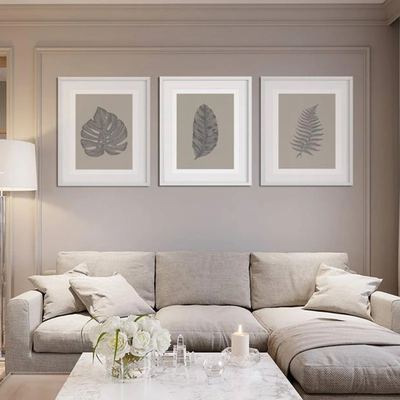 Leaf Wall Art Prints Living Room Decoration