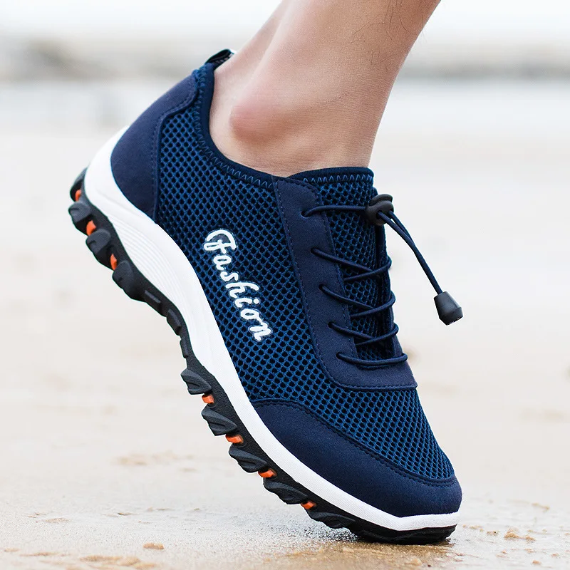 

Men's outdoor hiking shoes summer breathable mesh breathable waterproof wear-resistant soft bottom men's hiking men's shoes