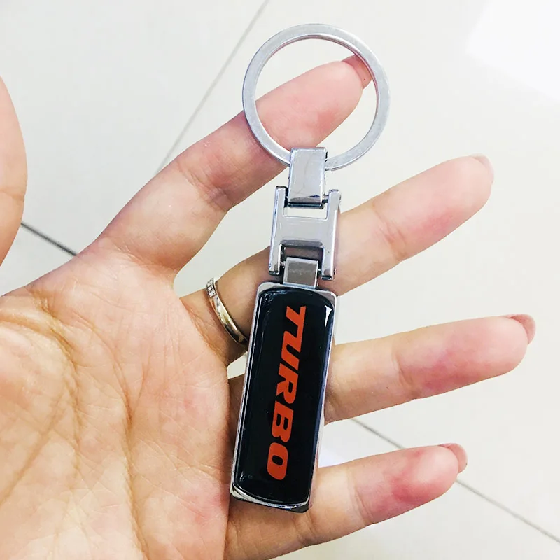 

Car Styling Keychain Keyrings VIP TURBO For Seat Leon Lbiza Skoda Octavia a5 A7 2 Rapid Kodiaq Hyundai Accent Solaris Sticker
