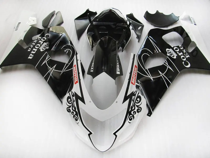 Набор обтекателей для SUZUKI 2004 2005 GSXR 600 R750 спортивный комплект 04 05 GSXR750 K4 K5 черный