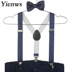 Yienws Kids Bow Tie and Suspenders Baby Navy Polka Dot Girls Boys Suspenders Bowtie Tirantes Bebe Bretels Kinderen YiA147 Yienws Kids Bow Tie and Suspenders Baby Navy Polka Dot Girls Boys Suspenders Bowtie Tirantes Bebe Bretels Kinderen YiA147