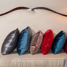 

Fashion 10 color Solid Pillowcase Simple Plain Decorative Cushion Cover Home Decoration Products Sofa Car Chair Pillow Case