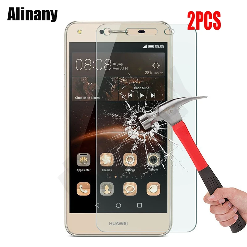 

2PCS Tempered Glass Huawei Y5 ii CUN-U29 Screen Protector Huawei Honor 5A LYO-L21 5 A 5.0" Tempered Glass Huawei Y52 Y5II Glass