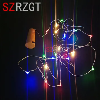 

2M 20LEDs Mini LED Holiday String Lights Micro Waterproof Lamp Indoor Wedding Light for Home Decoration Christmas Glass Craft