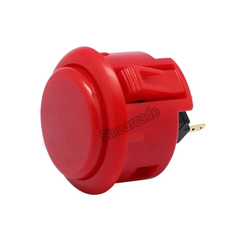 6 шт./лот Sanwa OBSF-30 кнопка для аркадных DIY частей шкафа 13 цветов - Цвет: Red
