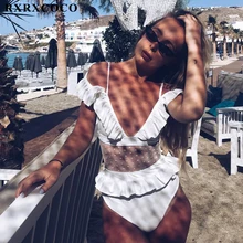 RXRXCOCO, новинка, летний сексуальный цельный купальник на бретельках с вырезами, женская пляжная одежда, купальник, монокини для женщин