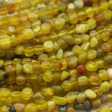 Скидка натуральный желтый корейский оливковый нефрит самородок свободная форма бусины 3-12 мм подходит для ювелирных изделий 1" 03914