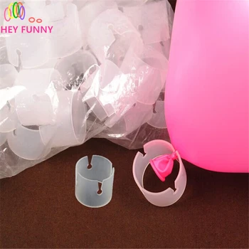 

(100pcs/pack)Balloon Buckle for Birthday Wedding Celebration Modelling Balloon Arch Baloons Accessories Clip Ballon Buckles