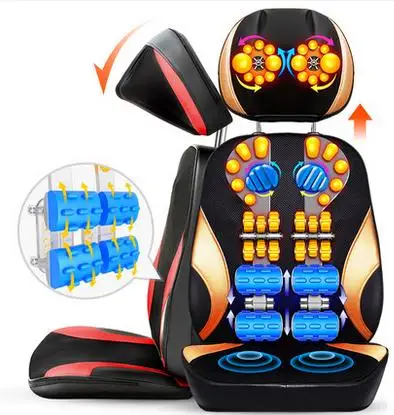 US $124.20 Cervical Massage Device Neck Massage Pad FullBody Multifunctional Pillow Cushion Household