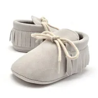 Новые детские для маленьких мальчиков ботинки для девочек мягкая подошва Prewalker лодыжки кроватки Прогулки обувь Размеры 0-18 м - Цвет: Серый