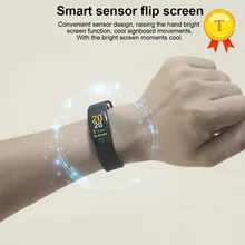 Точный браслет сердечного ритма Смарт-браслет с умный Браслет для измерения артериального давления водонепроницаемый фитнес-трекер Bluetooth браслет для Android