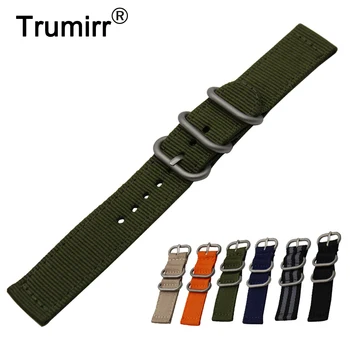 

22mm 24mm Nylon Watch Band for Panerai Luminor Radiomir Zulu Fabric Strap Wrist Belt Bracelet Black Blue Brown Green Orange