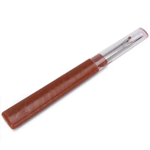 GSFY оптовая продажа Большая пластиковая ручка цвет древесины крест-стежка нож около 13,3 см длиной