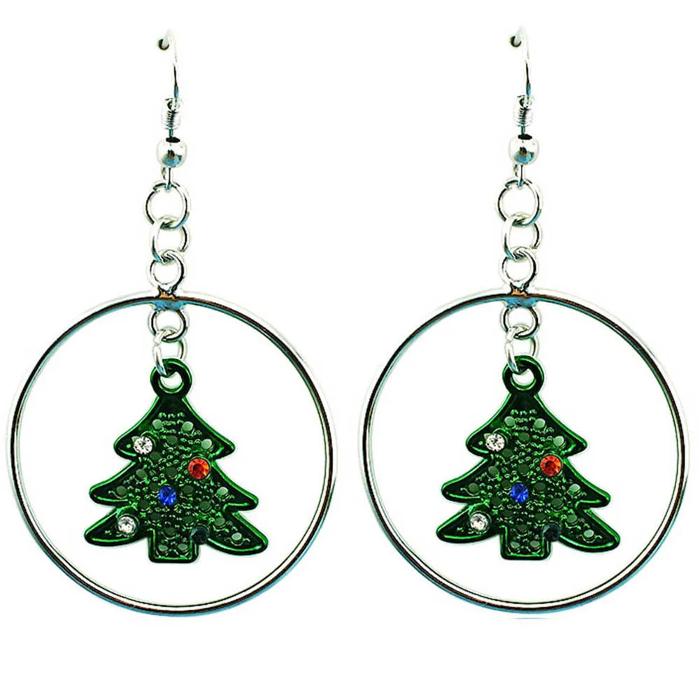Christmas Tree Decoration Earrings New Year Gifts Fashion ...