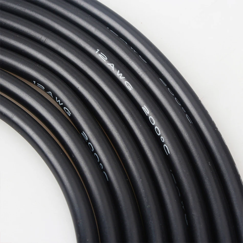 1 м AWG 8 10 12 14 16 18 20 22 24 26 28 30AWG гибкий силиконовый Твердый электронный провод луженая