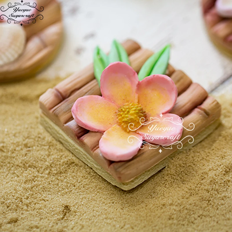 Yueyue Sugarcraft бамбуковая силиконовая форма помадка форма для украшения торта инструменты форма для шоколадной мастики