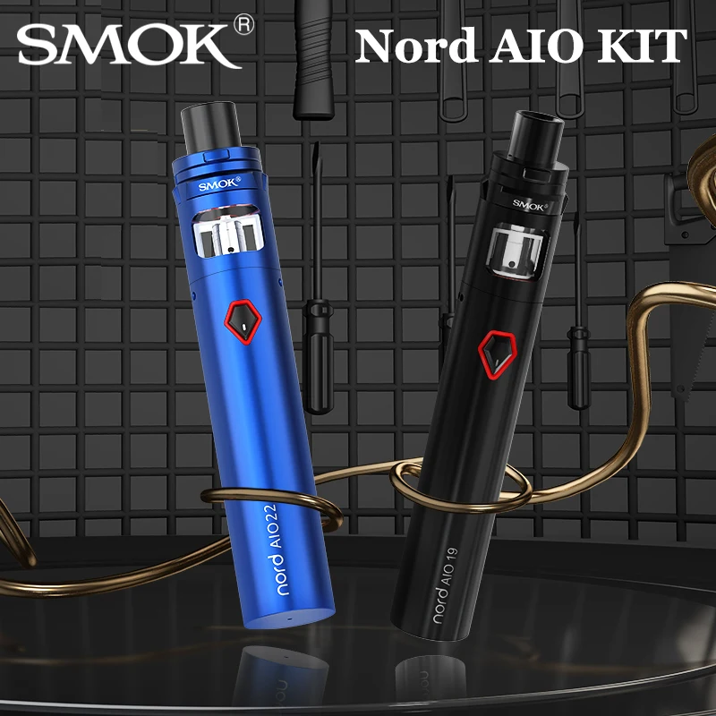 Оригинал SMOK Nord AIO 19 22 комплект Vape ручка Стиль электронные сигареты с Батарея испаритель VS Stick V8 V9 Макс Pod Vape Ijust