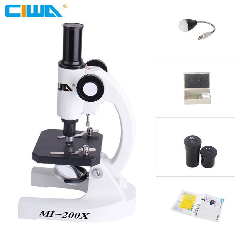 CIWA 200x Biological monocular binoculars Microscope