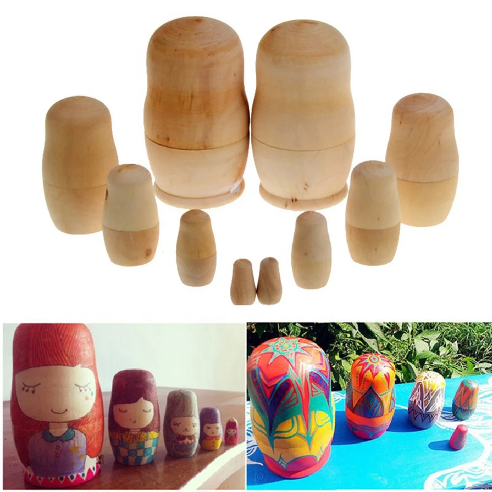 blank russian nesting dolls