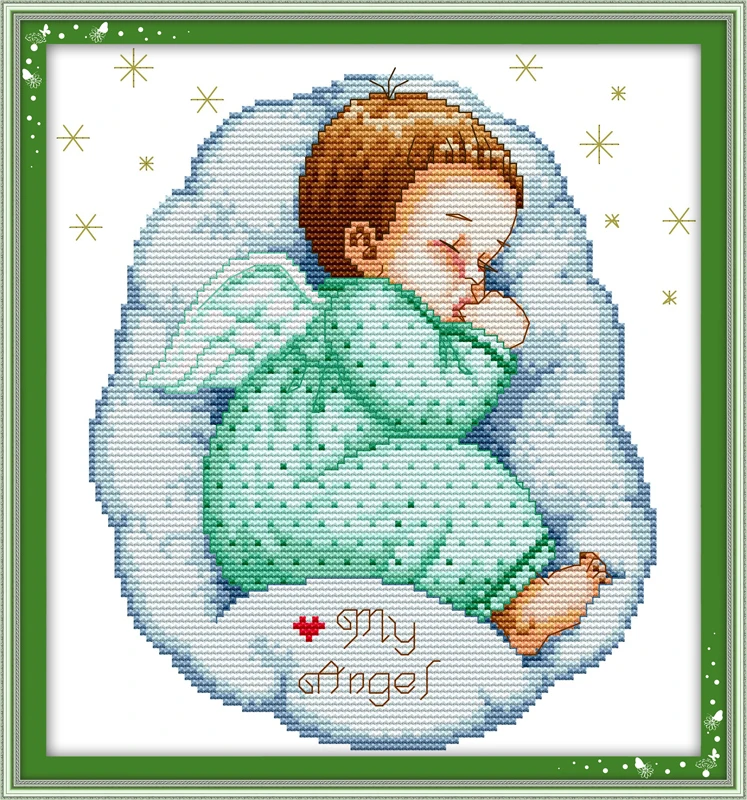 Un Sommeil Ange Bebe 1 Garcon Kits De Point De Croix 14ct 11ct Broderie Couture Modeles Kit Couture A La Main Travaux Manuels Decoration Nkf Aliexpress Un Sommeil Ange Bebe 1 Garcon Kits De Point De Croix 14ct 11ct Broderie Couture Modeles Kit Couture A La Main Travaux Manuels Decoration Nkf Aliexpress