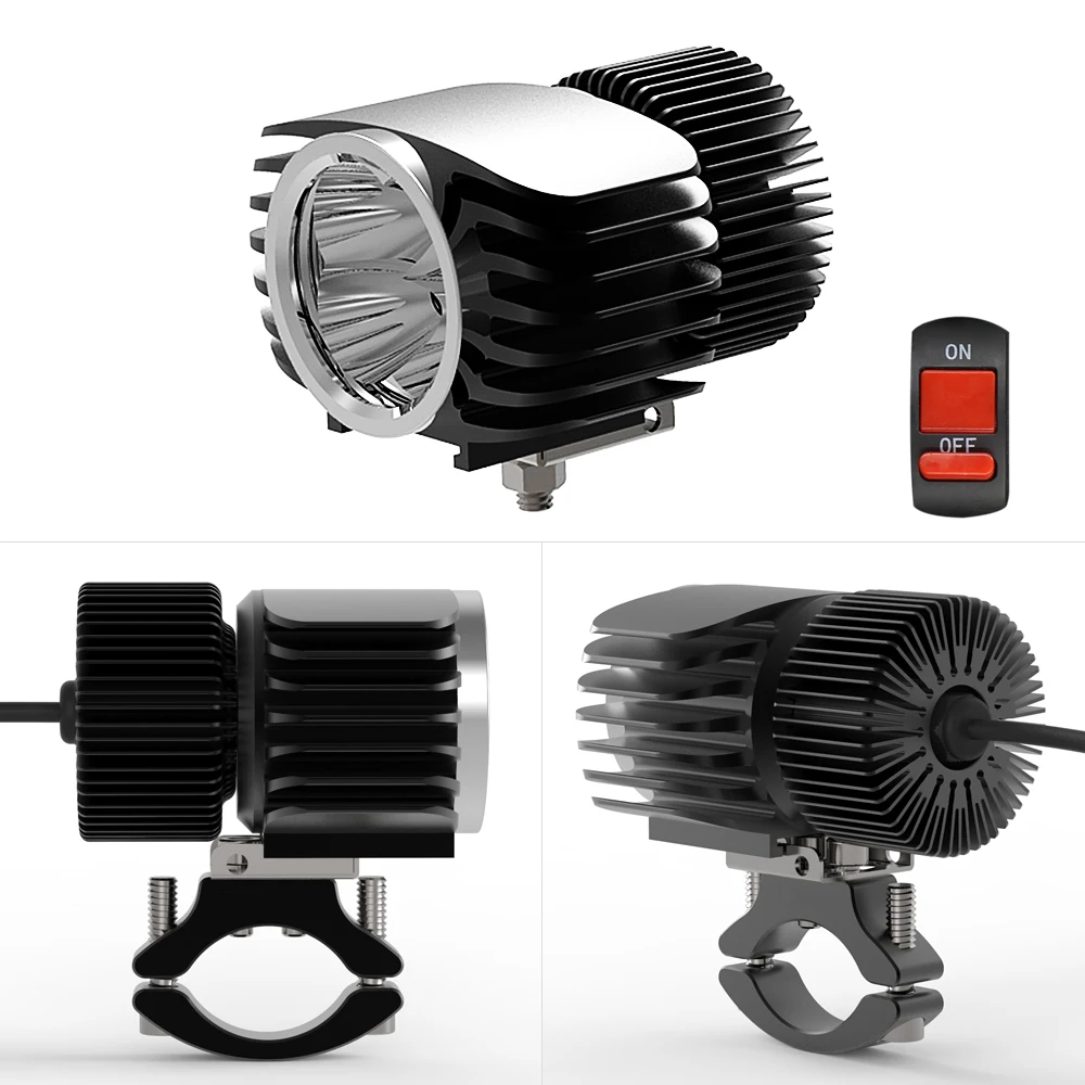 

SAARMAT One 18W 15W 10W 6W LED Car External Motorcycle Headlight White DRL Headlamp Spotlight Fog bulb Electric car accessories