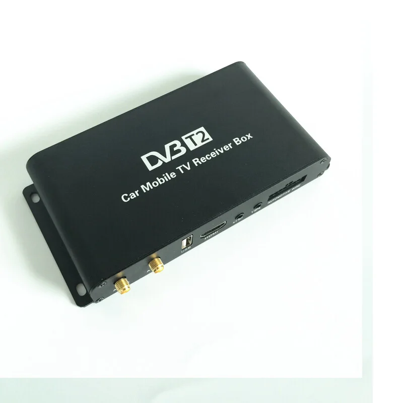 Новейший 4 мобильный чип высокоскоростной тюнер Автомобильный DVB T2 цифровой