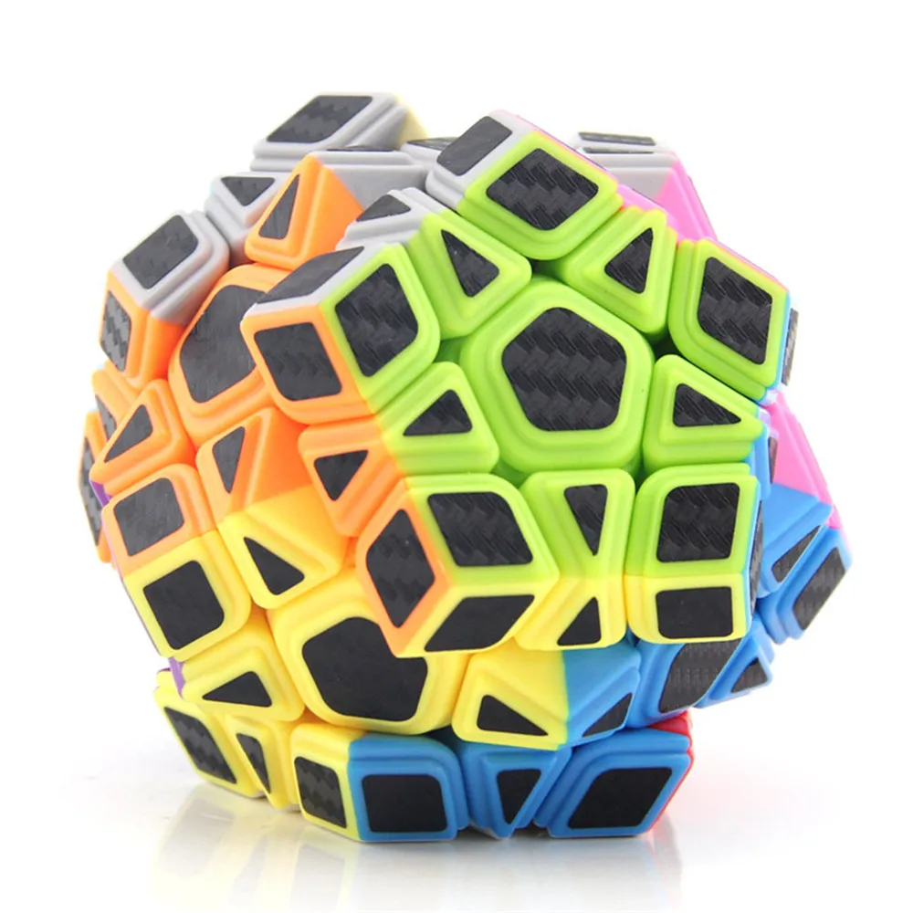 MOYU Углеволокно megaminxed Megaminx 3x3x3 головоломка волшебный куб быстрый ультра-Гладкий 3x3 скорость головоломка твист куб детские игрушки подарок
