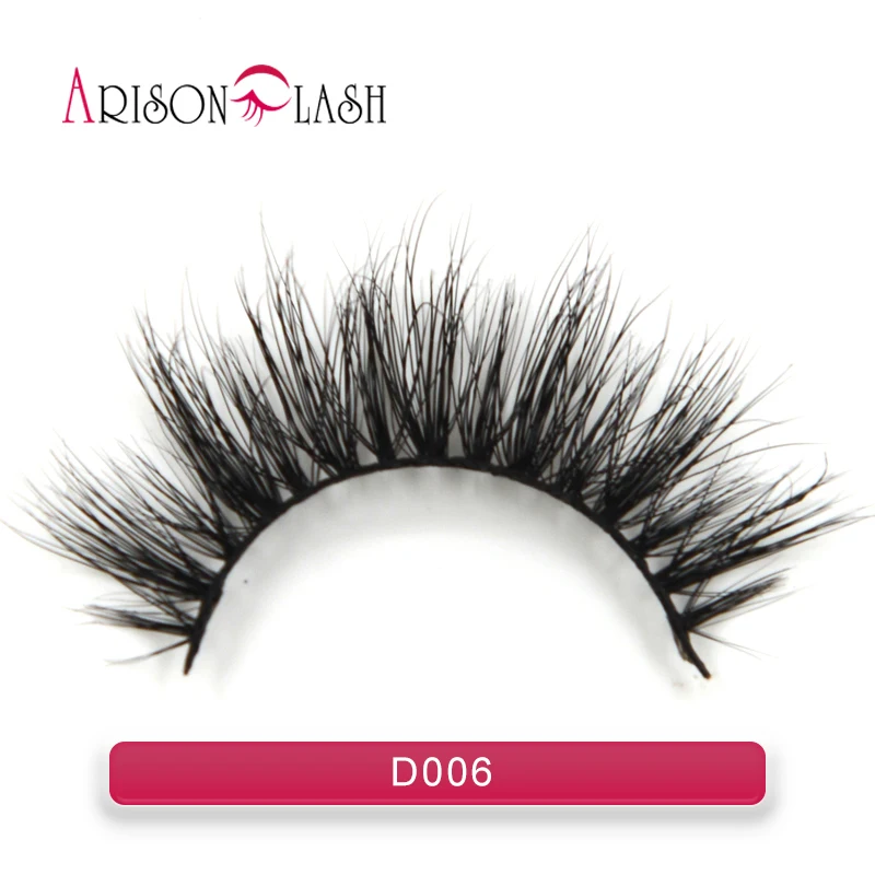 Arison lashes 3D норковые ресницы, накладные норковые ресницы ручной работы в полную полоску, 10 видов стилей ресницы, новая посылка, cilios naturais