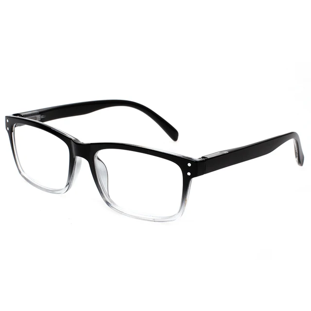 Henotin Reading Glasses men and women Retro Spring Hinge rectangular frames Quality eyeglasses