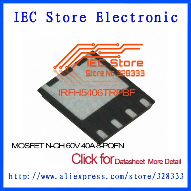 Irfh5406trpbf Mosfet N-ch 60v 40a 8-pqfn Irfh5406trpbf 5406 Irfh5406 ...