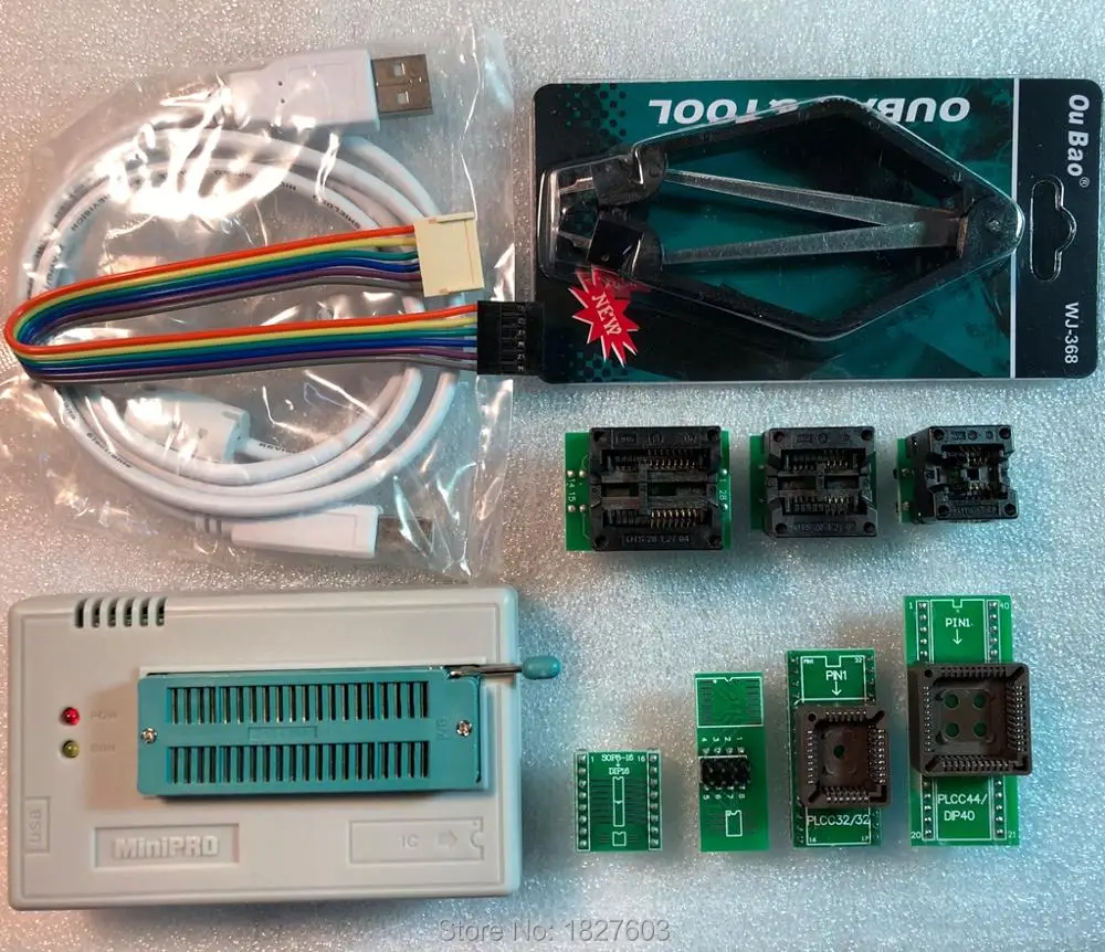 100 Genuine USB TL866cs Universal Programmer USB Programmer Minipro BIOS Programmer SPI I2C FLASHmemory Support 14000