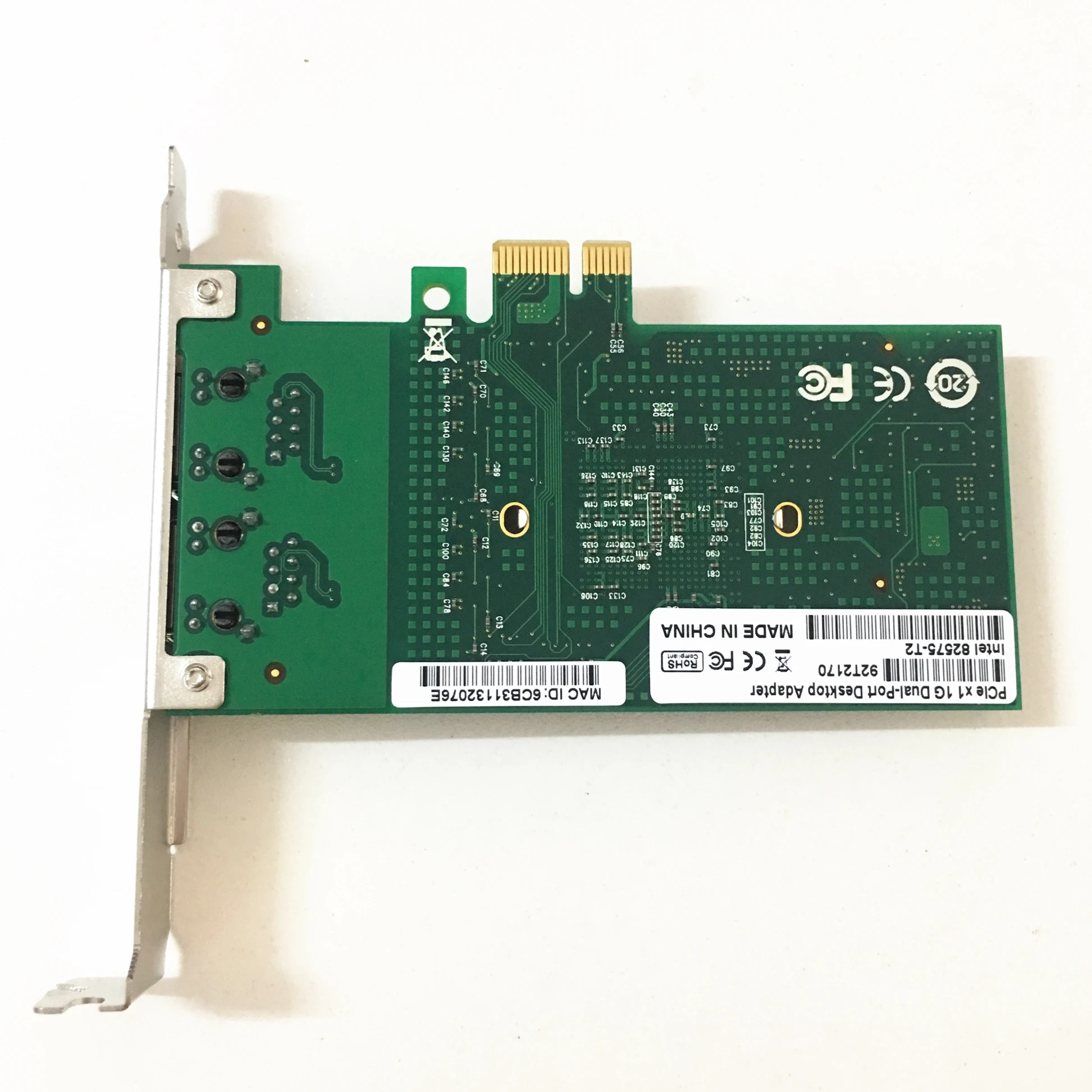 Китай OEM/третьей вечерние блок E1G42ET/EF/E1G44ET для intel 82575 EB pci-e X1 RJ45 10/100/1000 Мбит сетевой карты