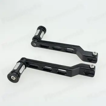

Motorcycle Black Heel Toe Shift Lever W/ Cut Shifter Peg For Harley Touring Softail Road King Street Glide Fatboy Lo