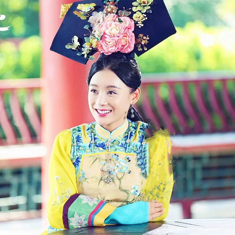 Delicate Embroidery Qing Dynasty Princess Drama Costume Stage Performance Hanfu for Newest TV Play Above the Clouds | Тематическая